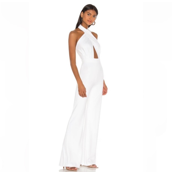 Revolve Amanda Uprichard Zahara Jumpsuit Size Large NWOT - Picture 2 of 16